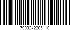 Código de barras (EAN, GTIN, SKU, ISBN): '7908242206118'