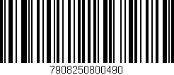Código de barras (EAN, GTIN, SKU, ISBN): '7908250800490'
