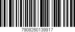 Código de barras (EAN, GTIN, SKU, ISBN): '7908260139917'