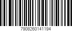 Código de barras (EAN, GTIN, SKU, ISBN): '7908260141194'