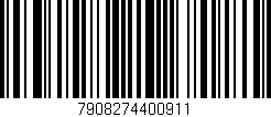 Código de barras (EAN, GTIN, SKU, ISBN): '7908274400911'