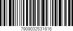 Código de barras (EAN, GTIN, SKU, ISBN): '7909032531816'