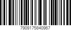 Código de barras (EAN, GTIN, SKU, ISBN): '7909175840967'