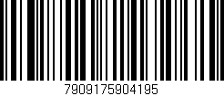 Código de barras (EAN, GTIN, SKU, ISBN): '7909175904195'