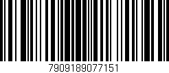 Código de barras (EAN, GTIN, SKU, ISBN): '7909189077151'