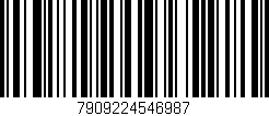 Código de barras (EAN, GTIN, SKU, ISBN): '7909224546987'