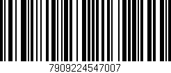 Código de barras (EAN, GTIN, SKU, ISBN): '7909224547007'
