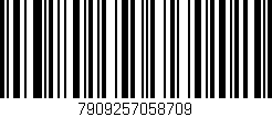 Código de barras (EAN, GTIN, SKU, ISBN): '7909257058709'