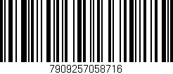 Código de barras (EAN, GTIN, SKU, ISBN): '7909257058716'