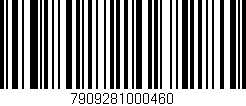 Código de barras (EAN, GTIN, SKU, ISBN): '7909281000460'
