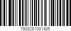 Código de barras (EAN, GTIN, SKU, ISBN): '7909281001405'