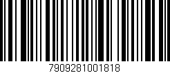 Código de barras (EAN, GTIN, SKU, ISBN): '7909281001818'