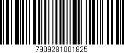 Código de barras (EAN, GTIN, SKU, ISBN): '7909281001825'