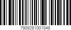 Código de barras (EAN, GTIN, SKU, ISBN): '7909281001948'