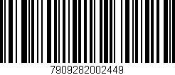 Código de barras (EAN, GTIN, SKU, ISBN): '7909282002449'