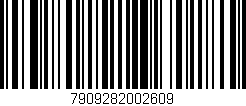 Código de barras (EAN, GTIN, SKU, ISBN): '7909282002609'