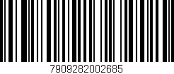 Código de barras (EAN, GTIN, SKU, ISBN): '7909282002685'