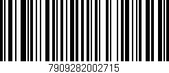 Código de barras (EAN, GTIN, SKU, ISBN): '7909282002715'