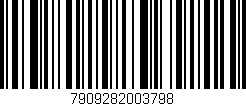 Código de barras (EAN, GTIN, SKU, ISBN): '7909282003798'