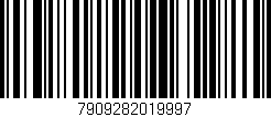 Código de barras (EAN, GTIN, SKU, ISBN): '7909282019997'