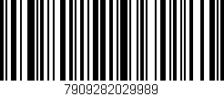 Código de barras (EAN, GTIN, SKU, ISBN): '7909282029989'