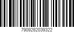 Código de barras (EAN, GTIN, SKU, ISBN): '7909282039322'