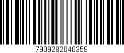 Código de barras (EAN, GTIN, SKU, ISBN): '7909282040359'