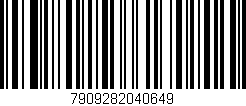 Código de barras (EAN, GTIN, SKU, ISBN): '7909282040649'