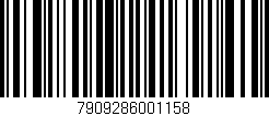 Código de barras (EAN, GTIN, SKU, ISBN): '7909286001158'