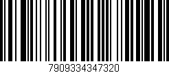 Código de barras (EAN, GTIN, SKU, ISBN): '7909334347320'
