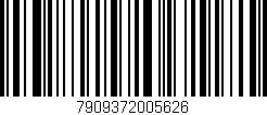 Código de barras (EAN, GTIN, SKU, ISBN): '7909372005626'