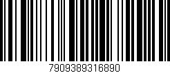 Código de barras (EAN, GTIN, SKU, ISBN): '7909389316890'