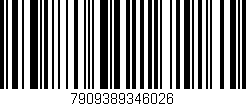 Código de barras (EAN, GTIN, SKU, ISBN): '7909389346026'