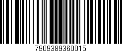 Código de barras (EAN, GTIN, SKU, ISBN): '7909389360015'