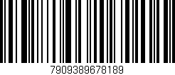 Código de barras (EAN, GTIN, SKU, ISBN): '7909389678189'