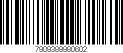Código de barras (EAN, GTIN, SKU, ISBN): '7909389980602'