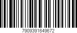 Código de barras (EAN, GTIN, SKU, ISBN): '7909391649672'