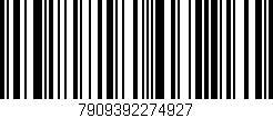 Código de barras (EAN, GTIN, SKU, ISBN): '7909392274927'