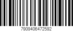 Código de barras (EAN, GTIN, SKU, ISBN): '7909406472592'