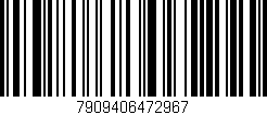Código de barras (EAN, GTIN, SKU, ISBN): '7909406472967'