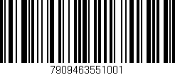 Código de barras (EAN, GTIN, SKU, ISBN): '7909463551001'