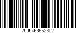 Código de barras (EAN, GTIN, SKU, ISBN): '7909463552602'
