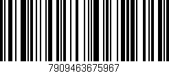 Código de barras (EAN, GTIN, SKU, ISBN): '7909463675967'