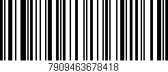Código de barras (EAN, GTIN, SKU, ISBN): '7909463678418'