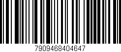 Código de barras (EAN, GTIN, SKU, ISBN): '7909468404647'