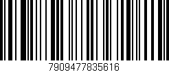 Código de barras (EAN, GTIN, SKU, ISBN): '7909477835616'
