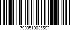 Código de barras (EAN, GTIN, SKU, ISBN): '7909510835597'