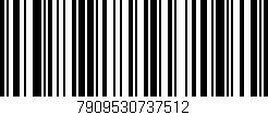 Código de barras (EAN, GTIN, SKU, ISBN): '7909530737512'