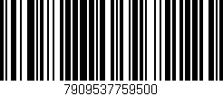 Código de barras (EAN, GTIN, SKU, ISBN): '7909537759500'