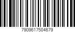 Código de barras (EAN, GTIN, SKU, ISBN): '7909617504679'